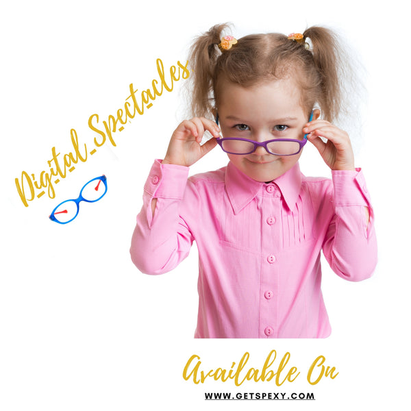 Kids Spectacles With Harmful Blue Light Blockers (For 5-8 Years) Pitt & Mitt - Getspexy