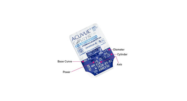 Acuvue Oasys for Astigmatism 6 Lens Pack (Toric) - Getspexy